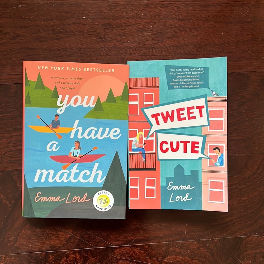 Emma Lord You Have A Match and Tweet Cute book bundle! ♥️ very good & brand new